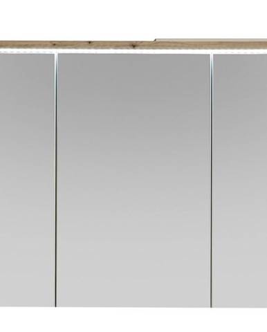 Zrkadlová skrinka POOL dub artisan, 80 cm
