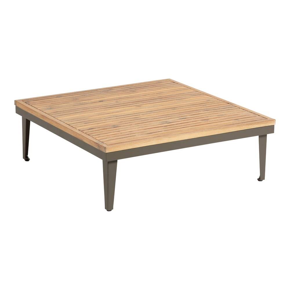 La Forma Záhradný konferenčný stolík s doskou z akáciového dreva Kave Home Pascale, 90 x 90 cm, značky La Forma