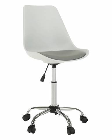 Kancelárska stolička biela/sivá DARISA NEW