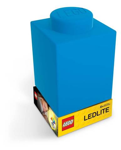 Modré silikónové nočné svetielko LEGO® Classic Brick