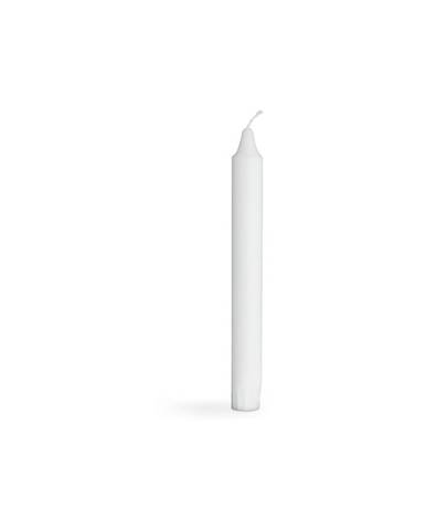 Súprava 10 bielych dlhých sviečok Kähler Design Candlelights, výška 20 cm