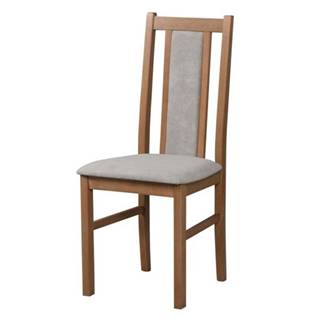 Jedálenská stolička BOLS 14 dub stirling/béžová