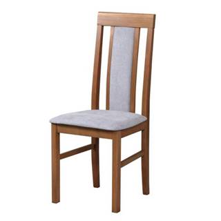 Sconto Jedálenská stolička NILA 2 dub stirling/sivá, značky Sconto
