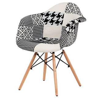 Sconto Jedálenská stolička ANGELICA patchwork, značky Sconto