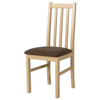 Jedálenská stolička BOLS 10 dub sonoma/hnedá