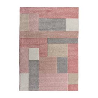 Flair Rugs Ružovo-sivý koberec  Cosmos, 160 × 230 cm, značky Flair Rugs