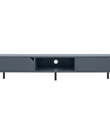 Tmavomodrý TV stolík 177x39 cm Corner - Tenzo