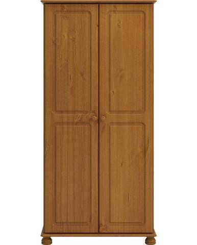 Šatníková skriňa z borovicového dreva 88x185 cm Richmond - Tvilum