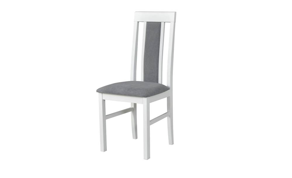Sconto Jedálenská stolička NILA 2 sivá/biela, značky Sconto